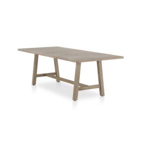 Table de jardin en bois d'acacia brun 230x100 cm - Siena
