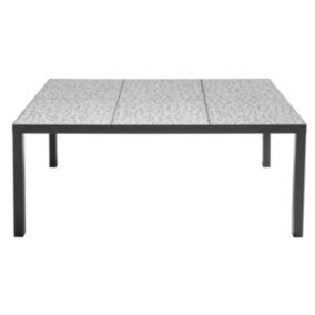 Table de jardin en céramique effet mozaic 182 cm Tivoli  Oviala