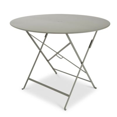 Table de jardin en métal Bistro vert romarin pliante ø96 cm Fermob