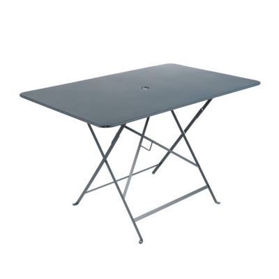 Table de jardin en métal Bistro 117 x 77 cm gris orage Fermob | Castorama