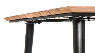 Table de jardin en teck Comores 160 x 90 cm