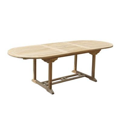 Table de jardin en teck extensible 8/10 places