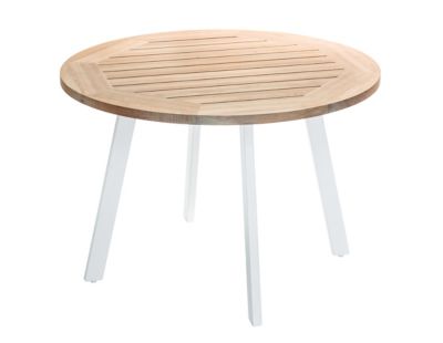 Table de jardin en teck Flores ø105 cm