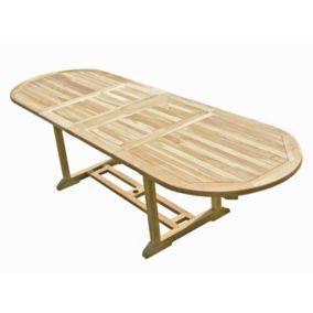 Table de jardin en teck HENUA 10/12 places