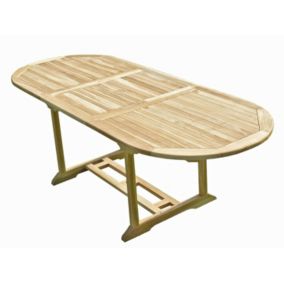 Table de jardin en teck MAHUI 8/10 places