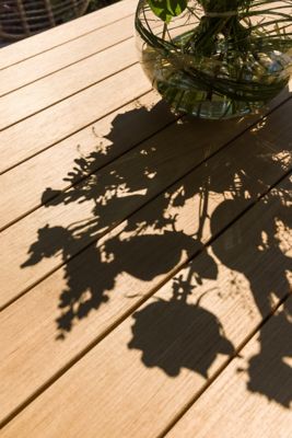 Table de jardin en teck Maldives 160 x 90 cm
