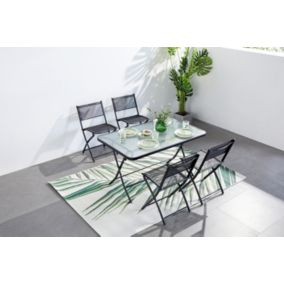 Table de jardin et 4 chaises MAHON