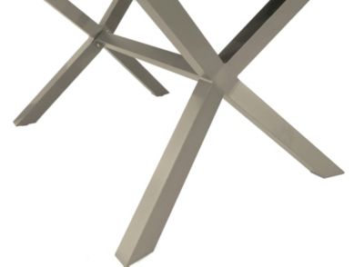 Table de jardin extensible Absolu crème HPL ardoise L.180/280 x l.100 x H.76 cm Proloisirs