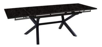 Table de jardin extensible Absolu graphite céramique Filata Proloisirs L.180/280 x l.100 x H.76,5 cm