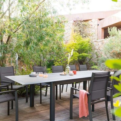 Table de jardin extensible Allure en aluminium