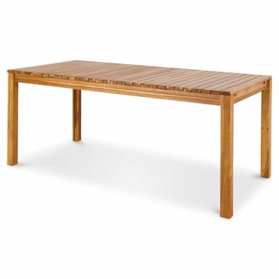 Table de jardin extensible Denia en bois d'acacia L.180/228 x l.90 x H.75 cm GoodHome