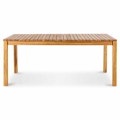 Table de jardin extensible Denia en bois d'acacia L.180/228 x l.90 x H.75 cm GoodHome