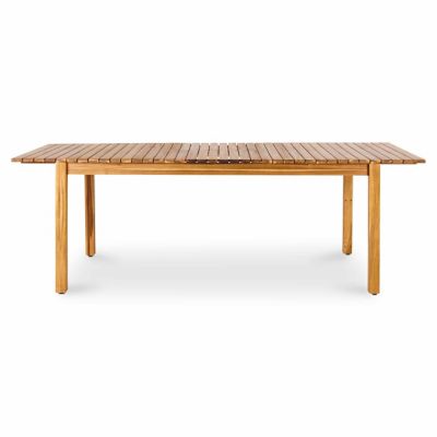 Table de jardin extensible Denia en bois d'acacia L.180/228 x l.90 x H.75 cm GoodHome