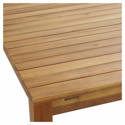 Table de jardin extensible Denia en bois d'acacia L.180/228 x l.90 x H.75 cm GoodHome