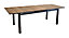 Table de jardin extensible en aluminium et HPL Proloisirs Tahaa 180/240 x 90 cm graphite et bois
