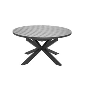 Table de jardin extensible en aluminium Palma ø145/199 cm