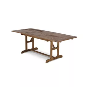 Table de jardin extensible en bois 150/210x90 cm - Java