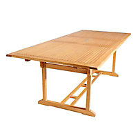 Table de jardin extensible en bois Aland 180/230 x 100 cm