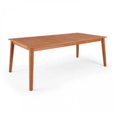 Table de jardin extensible en bois d'eucalyptus  Oviala