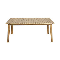 Table de jardin extensible en bois Fuji 179/220 x 110 cm