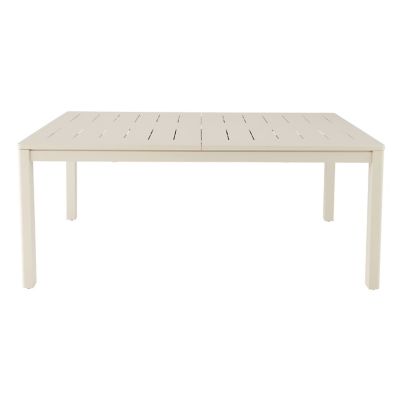 Table de jardin extensible en métal GoodHome Santorin peyote 180/260 x 100 cm