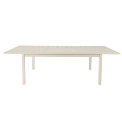 Table de jardin extensible en métal GoodHome Santorin peyote 180/260 x 100 cm