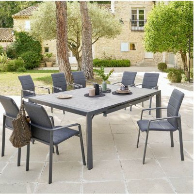 Table de jardin extensible Evasion en aluminium