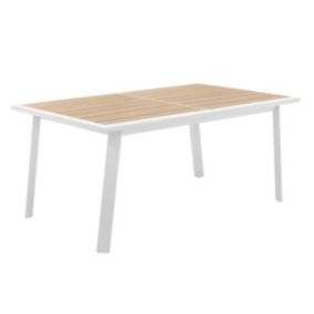 Table de jardin extensible Pavane Lin & Blanc - Hespéride