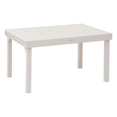 Table de jardin extensible Piazza aluminium argile L.135/270 x l.90 x H.75 cm