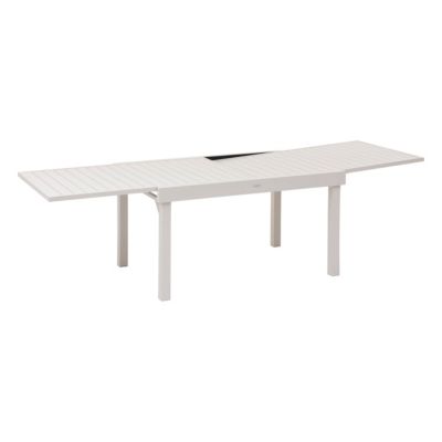 Table de jardin extensible Piazza aluminium argile L.135/270 x l.90 x H.75 cm