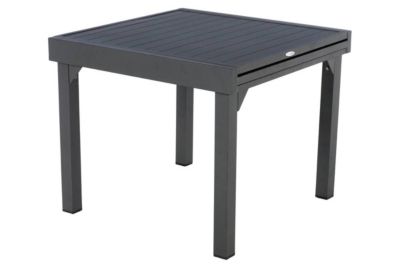 Table de jardin extensible Piazza Graphite - Hespéride