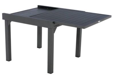 Table de jardin extensible Piazza Graphite - Hespéride