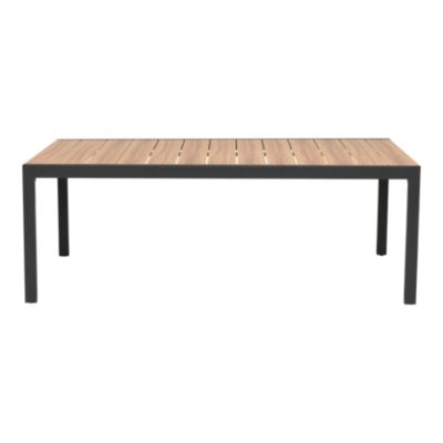 Table de jardin extensible rectangulaire en aluminium L. 201-294 X l.95 cm GoodHome Vao