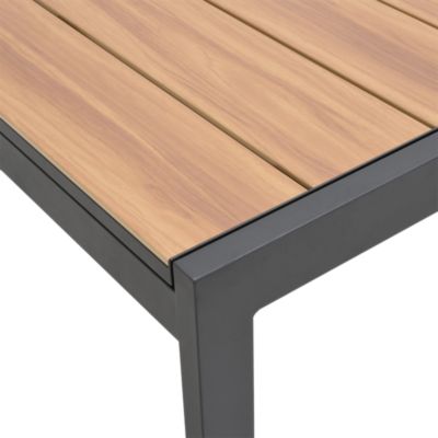 Table de jardin extensible rectangulaire en aluminium L. 201-294 X l.95 cm GoodHome Vao