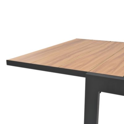 Table de jardin extensible rectangulaire en aluminium L. 201-294 X l.95 cm GoodHome Vao