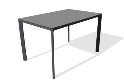 Table de jardin Meet gris 80 x 120 cm