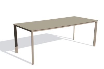Table de jardin Meet L. 200 cm taupe