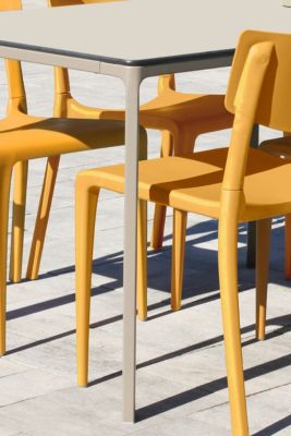 Table de jardin Meet L. 200 cm taupe