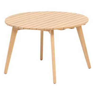 Table de jardin Olvinia bois d'acacia Ø61,9 x H.40 cm