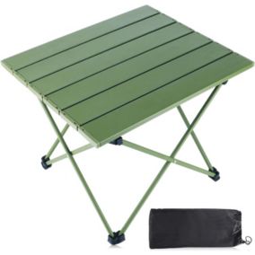 Table de Jardin Plein Air - Table Pliante Ultralégère-Compacte en Aluminium-Camping