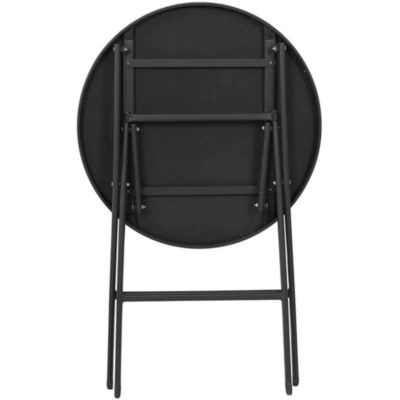Table de jardin pliable en métal Elba