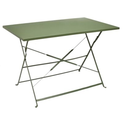 Table de Jardin Pliante 110x70cm Coloris Kaki - MANAE