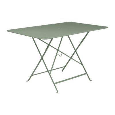 Table de jardin pliante Bistro en métal coloris Cactus L.117 x l.77 x H.74 cm