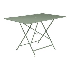 Table de jardin pliante Bistro en métal coloris Cactus L.117 x l.77 x H.74 cm