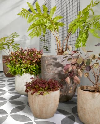 Table de jardin pliante en métal Fermob Bistro ø77 cm carbone