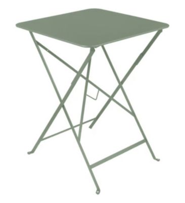 Table de jardin pliante Fermob Bistro en métal - Coloris cactus - L.57 x l.57 x H.74 cm