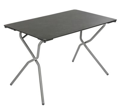 Table de jardin pliante Lafuma Anytime minéral 110 x 68 cm