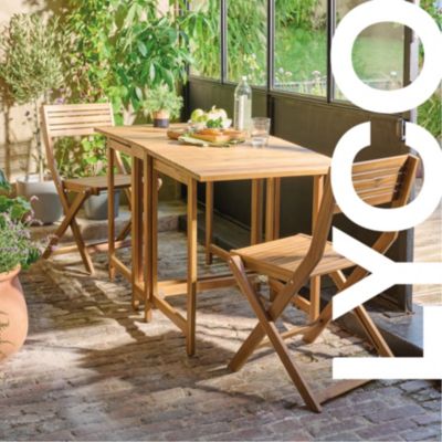 Table de jardin 8 personnes en aluminium blanc Avril Paris - Mr Scandinave