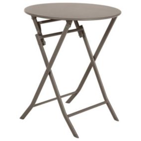 Table de jardin pliante ronde Greensboro Tonka - Hespéride