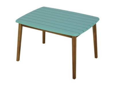 Table de jardin pour enfant en acacia bleu L.80 cm - GOZO de MYLIA